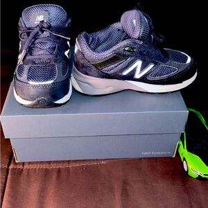 Navy Blue New balance 990 toddler sneaker